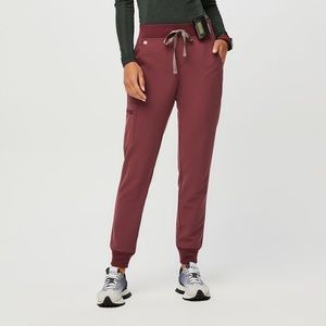 Figs Zamora Joggers - Dark Cherry- Size M